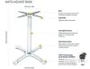 Picture of [Commercial Supply Only] BX26 FLATTECH Auto Adjust Table Base 