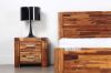 Picture of PHILIPPE Single/King Single/Double/Queen Size Acacia Wood Bed Frame (Rustic Java Colour)
