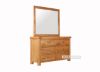 Picture of WESTMINSTER 6-Drawer Solid Oak Dresser with Mirror