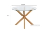 Picture of POLO Glass 100/120 Round Dining Table