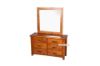 Picture of RIVERWOOD 6-Drawer Dresser with Mirror (Rustic Pine)