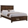 Picture of VENTURA Oak Bed Frame in Queen/King Size