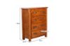 Picture of RIVERWOOD 4PC/5PC/6PC Bedroom Combo in Queen/King Size (Rustic Pine)