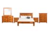 Picture of RIVERWOOD 4PC/5PC/6PC Bedroom Combo in Queen/King Size (Rustic Pine)