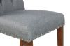 Picture of SOMMERFORD Tufted Fabric Upholstered Dining Chair (Dark Grey) - Single