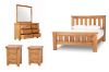 Picture of WESTMINSTER 4PC/5PC/6PC Solid Oak Bedroom Combo in Queen/King Size