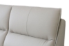 Picture of ROMEO Genuine Leather Queen Size Bed Frame (Light Grey)