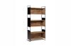 Picture of ELMORE Reclaimed Pine Wood Narrow Iron Shelf (190x90cm)