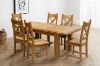 Picture of WESTMINSTER 7PC 150-200 Solid Oak Extension Dining Set