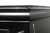 Picture of LOUIS 2-Drawer Hevea Wood Bedside Table with LED Lighting (Black)