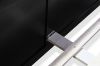 Picture of LOUIS Hevea Wood Bed Frame with LED Lighting Headboard in Queen Size (Black) 
