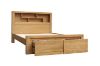 Picture of HEYFIELD Solid Oak Bed Frame with Storage in Queen/King Size