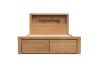 Picture of HEYFIELD Solid Oak Bed Frame with Storage in Queen/King Size