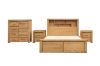 Picture of HEYFIELD Solid Oak Bedroom Combo Set - 4PC King