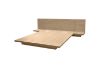 Picture of YUKI 2PC/3PC Japanese Low Height Bed Frame Set with Headboard in Queen/King Size