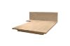 Picture of YUKI 2PC/3PC Japanese Low Height Bed Frame Set with Headboard in Queen/King Size