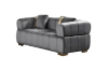 Picture of VEGAS Chesterfield Velvet  Sofa (Grey) - 2 Seater