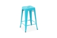 Picture of TOLIX Replica Bar Stool Seat H65 - Blue