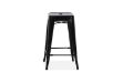 Picture of TOLIX Replica Bar Stool Seat H75 - Matt Black