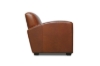 Picture of HEMINGWAY 100% Genuine Silky Aniline Leather Club Armchair/Sofa Chair