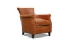 Picture of ALANA 100% Genuine Silky Aniline Leather Club Armchair/Sofa Chair