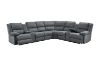 Picture of PERTH Nabuk Leather Look Reversible Sectional Power Reclining Sofa