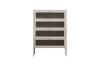 Picture of STARK Steel Frame 4-Door Transparent Glass Shoe Cabinet (Cream) 
