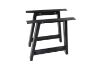 Picture of SYNERGYPLUS Modular Dining System - 160/180/200 Thick Table Top in 4 Colors with A-Frame Metal Legs