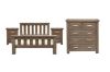Picture of WESTMINSTER 4PC/5PC/6PC Solid Oak Bedroom Combo in Queen/King Size (Walnut)