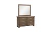 Picture of WESTMINSTER 4PC/5PC/6PC Solid Oak Bedroom Combo in Queen/King Size (Walnut)