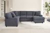 Picture of LORINA Fabric U-shape Sectional Sofa - Chaise Facing Right 