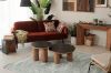 Picture of ASMA D60 Reclaimed Wood Round Coffee Table 