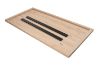Picture of SYNERGYPLUS Modular Dining System - 160/180/200 Thick Table Top in 4 Colors with A-Frame Metal Legs