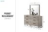 Picture of WESTDEN 6-Drawer Dresser with Mirror