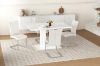 Picture of EDAN High Back Dining Chair with Powder Coating Base (Pearl White) 