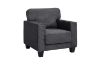 Picture of HERBERT Corduroy Sofa Range (Grey) - 1 Seater