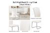 Picture of EDAN High Back Dining Chair with Powder Coating Base (Pearl White) - 4 Chairs in 1 Carton
