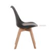 Picture of  TULIP Dining Set (Black) - 100cm Table with 2 Chairs