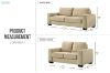 Picture of MODA 3/2 Seater Sofa Range (Beige) - 3+2 Sofa Set