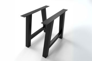 Picture of SynergyPlus H72 A-Frame Metal Table Legs with 180 Support Bracket