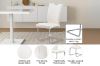 Picture of EDAN High Back Dining Chair with Powder Coating Base (Pearl White) - 4 Chairs in 1 Carton