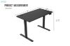 Picture of NEXUS 120 Electric Height Adjustable Standing Desk with LED Display (Black)