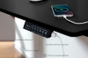 Picture of NEXUS 160 Electric Height-Adjustable Standing Desk With Side Cabinet Shelf & LED Display & USB Charging Port (Black)