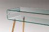 Picture of MURANO 120 Box Bent Glass Console Table with Shelf