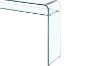 Picture of MURANO 110 Bent Glass Console Table with Shelf