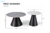 Picture of MAGGIE Sintered Stone Table Top Nesting Coffee Table