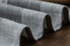 Picture of 376-010 Jacquard Geometric Pattern Table Runner/Bed Runner (Grey) - 33cmx240cm