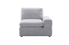 Picture of LUXEON Sectional Modular Sofa Range with Ottoman & Storage Console Hidden Cup Holders & Wireless Charging & USB Type-C Ports