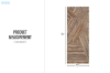 Picture of 650-022 50X140cm Large Teak Root Home Wall Decor - Linear Wall Art