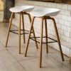 Picture of PURCH H75 Barstool Metal Leg (White) 